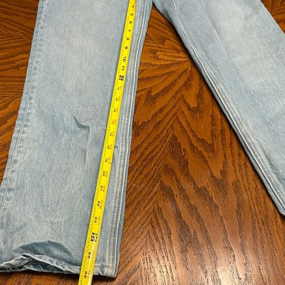 GRLFRND Amaya Belted Jumpsuit “Someone New” Light Wash Denim. Size XS - Picture 15 of 15